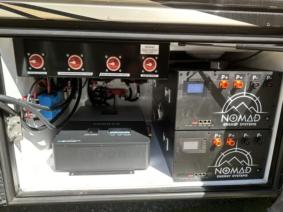 Custom electrical installation detail